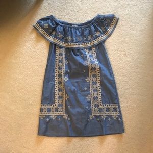 joy joy off the shoulder dress